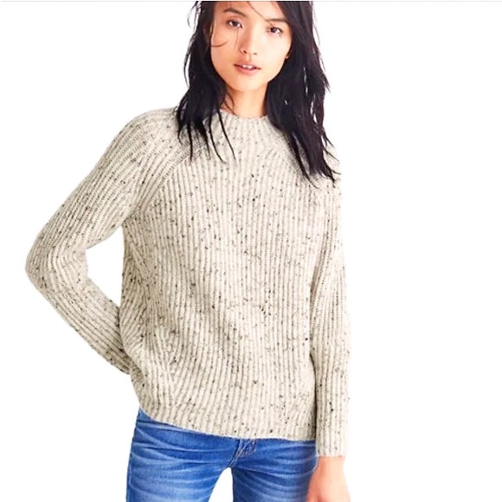 Wool Mock Neck Sweater (Madewell)